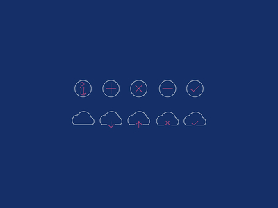 Minimal Line Icons Pack 2 color free freebies icon icon set icons lines outlines ui vector