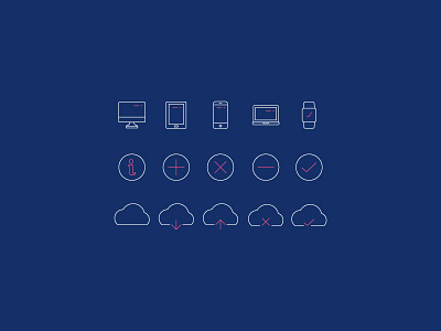 Minimal Line Icons Pack 2 (Ver. 2) color free freebies icon icon set icons lines outlines ui vector