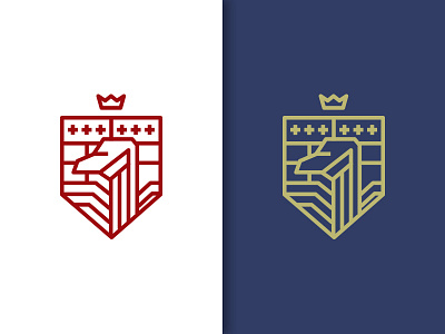 Geese Republic Coat Of Arms badge coat of arms crest design graphic illustration line art logo pendant republic shield vector