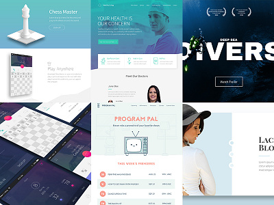 Top Favorite Design Shots of 2016 2016 design favorite mockup new year shot six top ui ux web web design