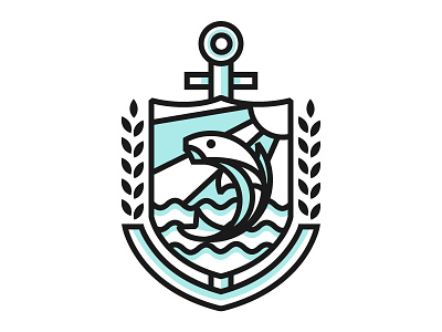Pesci Family Crest coat of arms crest design emblem family crest graphic design illustration line art vector