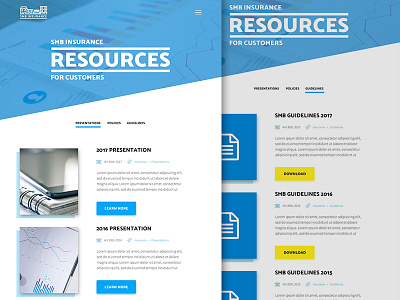 SMB Insurance Resources Pages