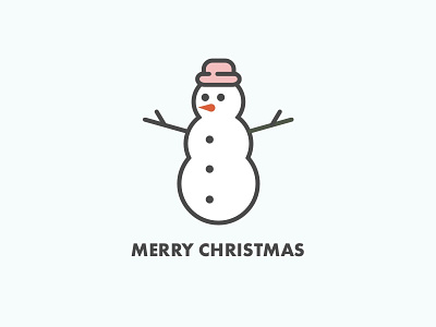 Merry Christmas christmas design illustration merry christmas snow snow man