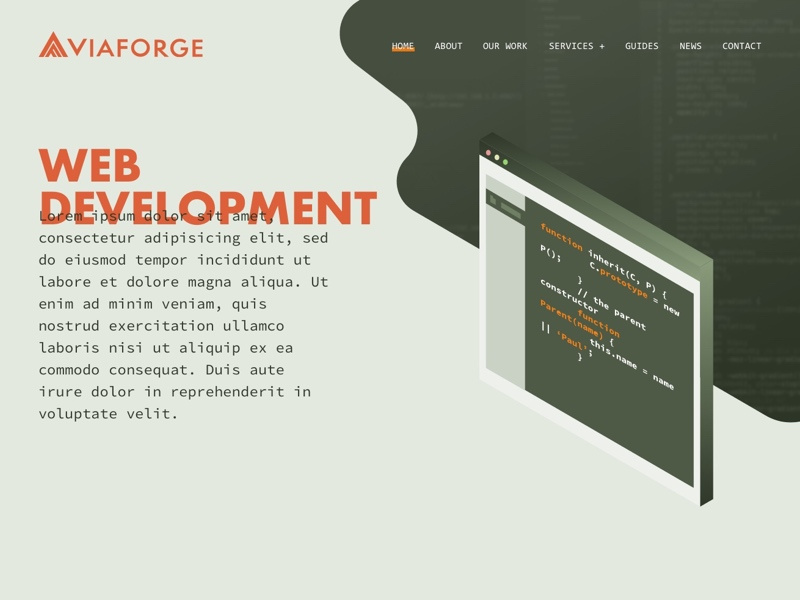 Web Dev Ver 3 Banner By Paul Circle For Viaforge On Dribbble