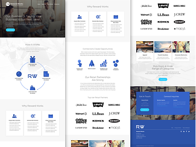 Rw Home Page Ver.3 agency design marketing minimal ui ux web design website