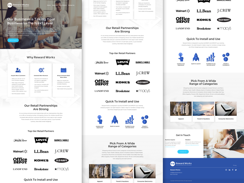 Rw Home Page Ver.4 marketing web design website minimal ux agency ui web design