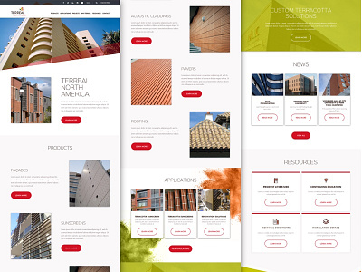 TN - Homepage branding corporate landing page material minimal mockup ui ui ux web webdesign