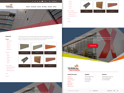 TN - Products Page agency design marketing material minimal ui ux web web design website