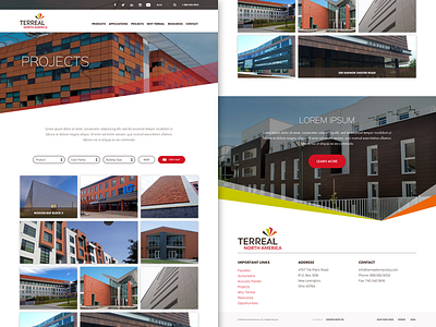 TN - Project Page design marketing material ui ux web web design website