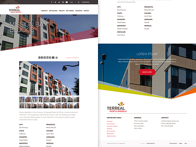 TN - Singe Project Page design marketing material minimal ui ux web web design website