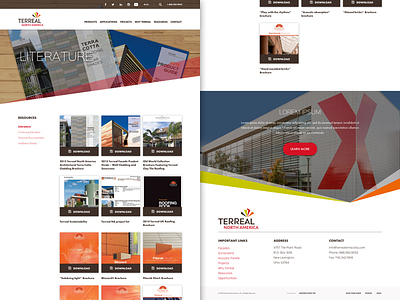 TN - Literature Page design marketing material minimal ui ux web web design website