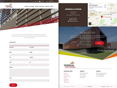 TN - Contact Page design marketing material minimal ui ux web web design website