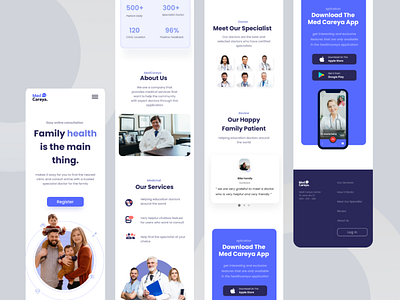 MEDCAREYA - RESPONSIVE LANDING PAGE