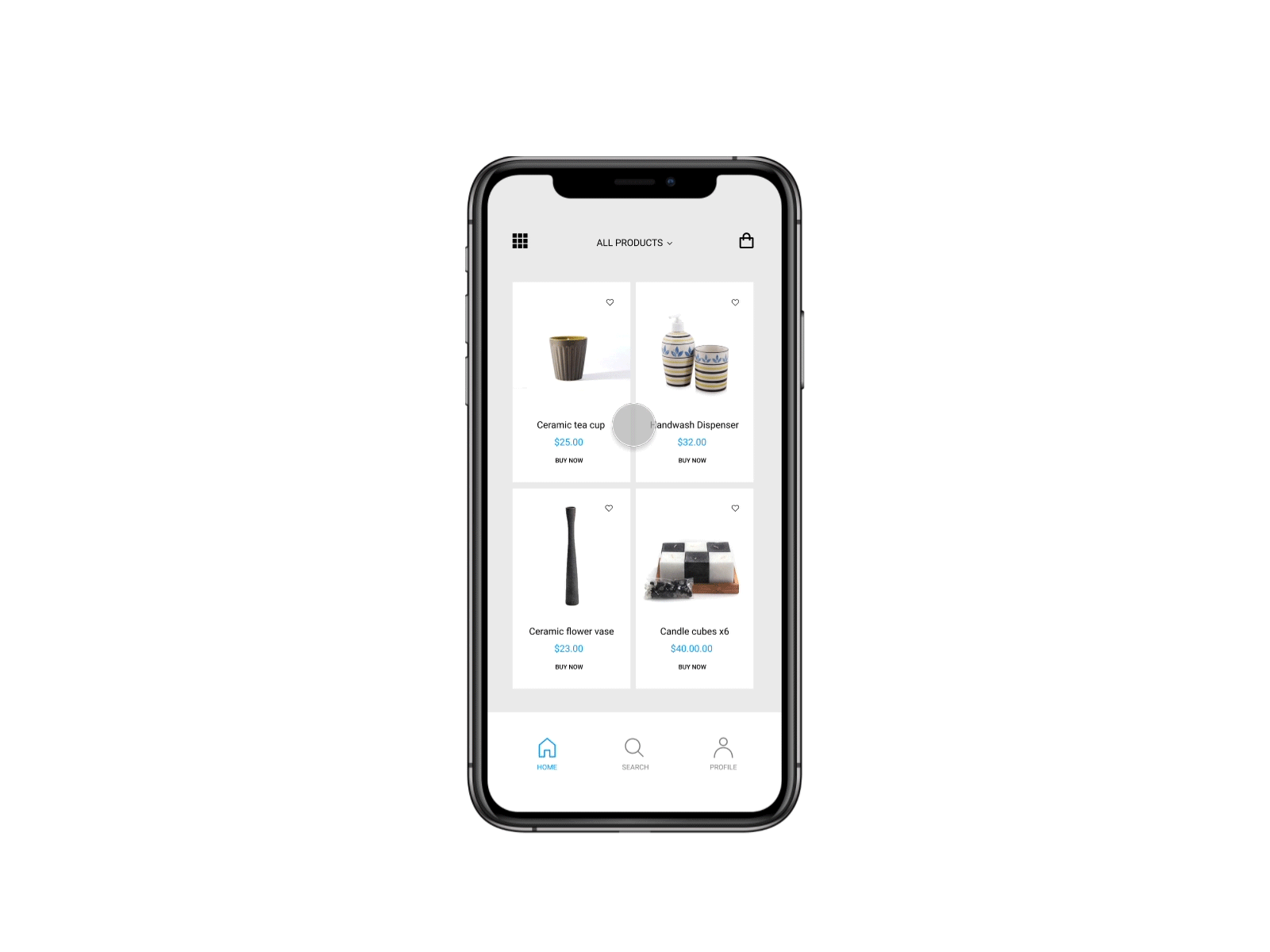 DailyUI #20 - Home accessories UI interaction animation clean design interaction minimal ui user interface user interface design ux