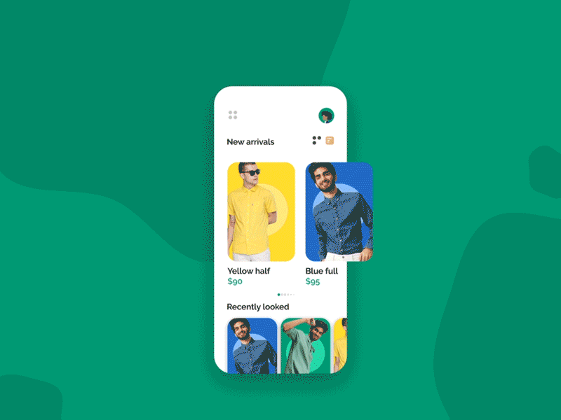 DailyUI # 22 - UI interaction of an E-Commerce app animation clean design ecommerce interaction ios microanimation minimal mobile ui ui user interface user interface design ux uxdesign