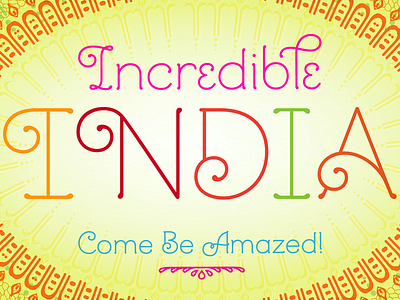 Mandevilla Bold - Incredible India
