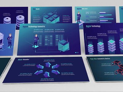 Smart Technology PowerPoint Template cloud computing compliance and security customization and configuration data data management database design database management disaster recovery java technology localization ms sql network administration network engineering open source technology server management