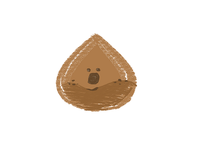 Chestnuts character design illustration roast chestnuts