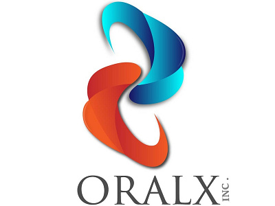 logo oralx 3d logo design animation app logo minimal typography ui vector