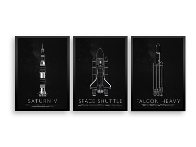 Rockets 2d adobe cosmos dark design illustration illustrator nasa rocket rockets rocketship space spaceship spacex stars texture typography typography poster universe vector
