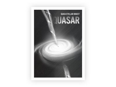 quasar 2d blackandwhite cosmos digitalart dust geek illustration illustrator noise retro space texture vector