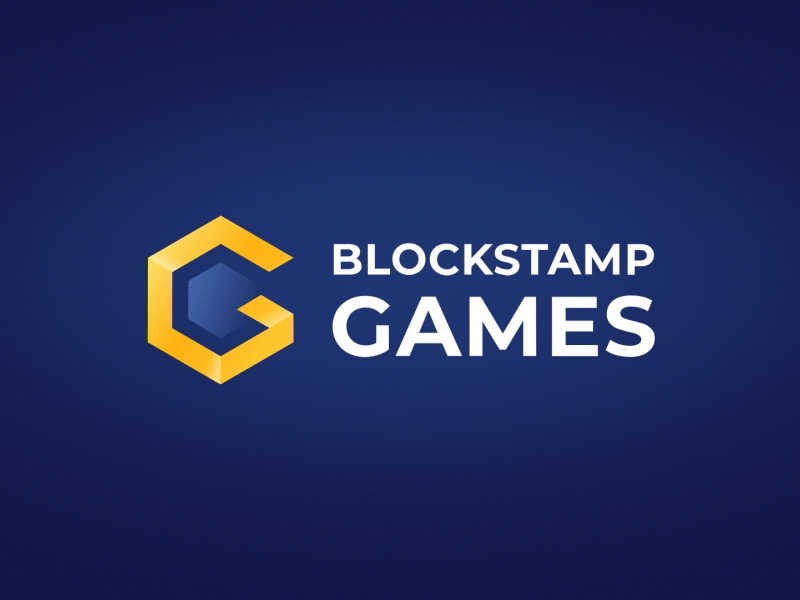 blockstamp.games logo animation 2d adobe after effect aftereffects animation branding casino design dribbble game geometic gif illustrator intro logo logotype motion typography vector