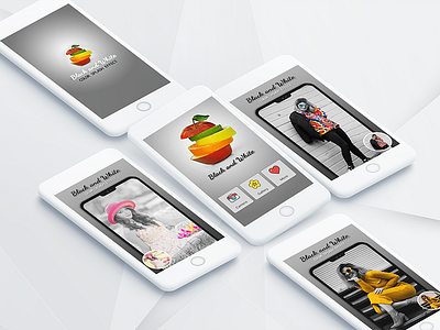 Black and white app app app design application mobile app ui ui design uiux ux