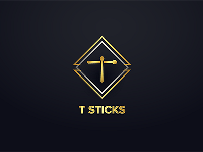 T Sticks Logo branding design illustration logo logodesign logodesigner logos logotype