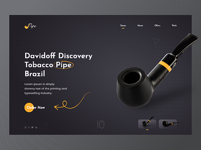 Landing Page (Tobacco Pipe)
