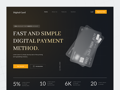 Digital Card Landing Page