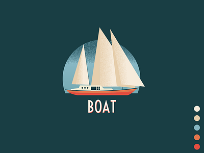 boat logo adobeillustator app boat boat logo branding design icon illustration illustrator logo logo design vector