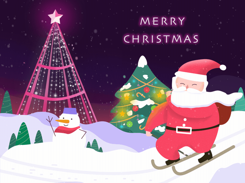 Merry Christmas illustration