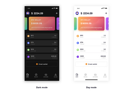 wallet app design digital ui wallet