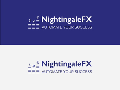 NightingaleFX logo typography vector