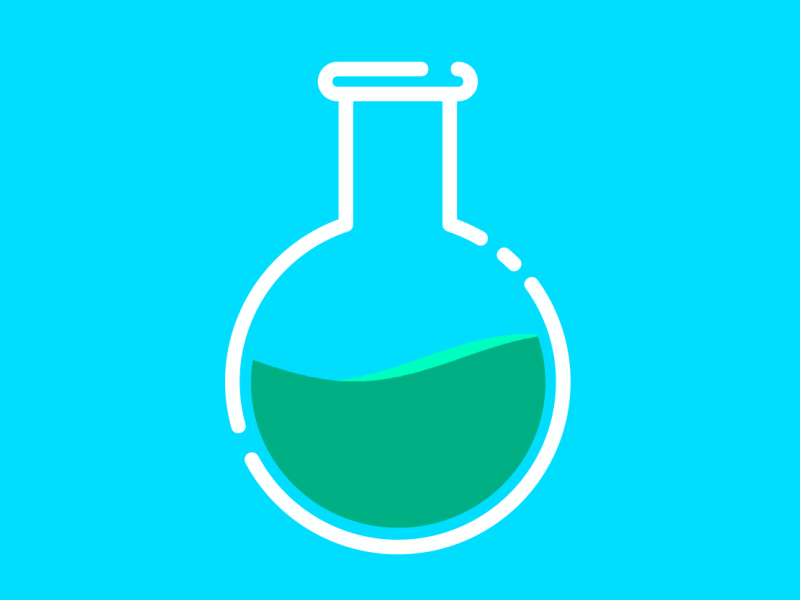 laboratory tube liquid 2d after effects aftereffects animation color design flat laboratory motion design motion graphic tube