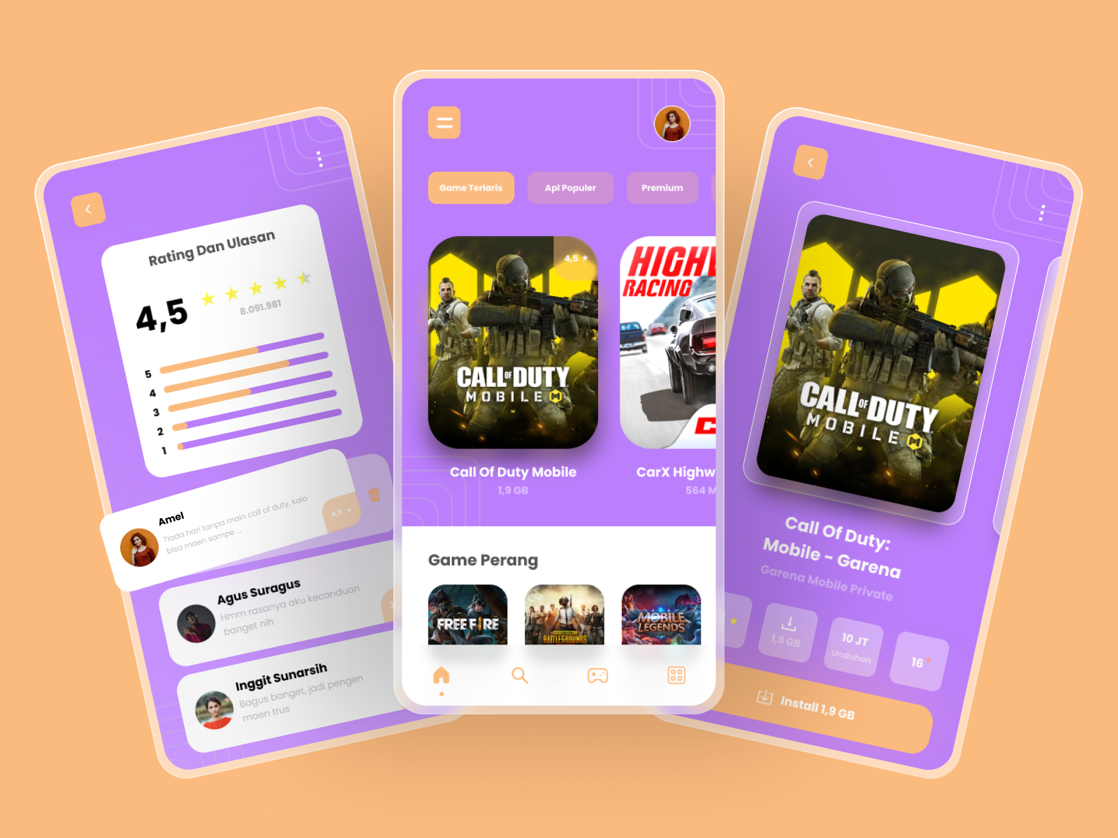 App and Game Store by Vikry Pratama on Dribbble