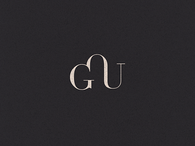 GOU Monogram branding design icon logo monogram typogaphy vector