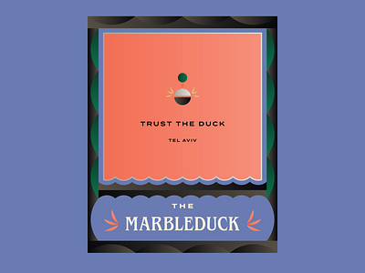 Marbled Duck branding resturant tel aviv