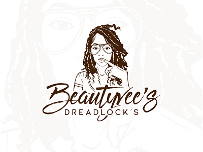 Beautyvee's DreadLocks beauty logo bran brand idenitity branding logo
