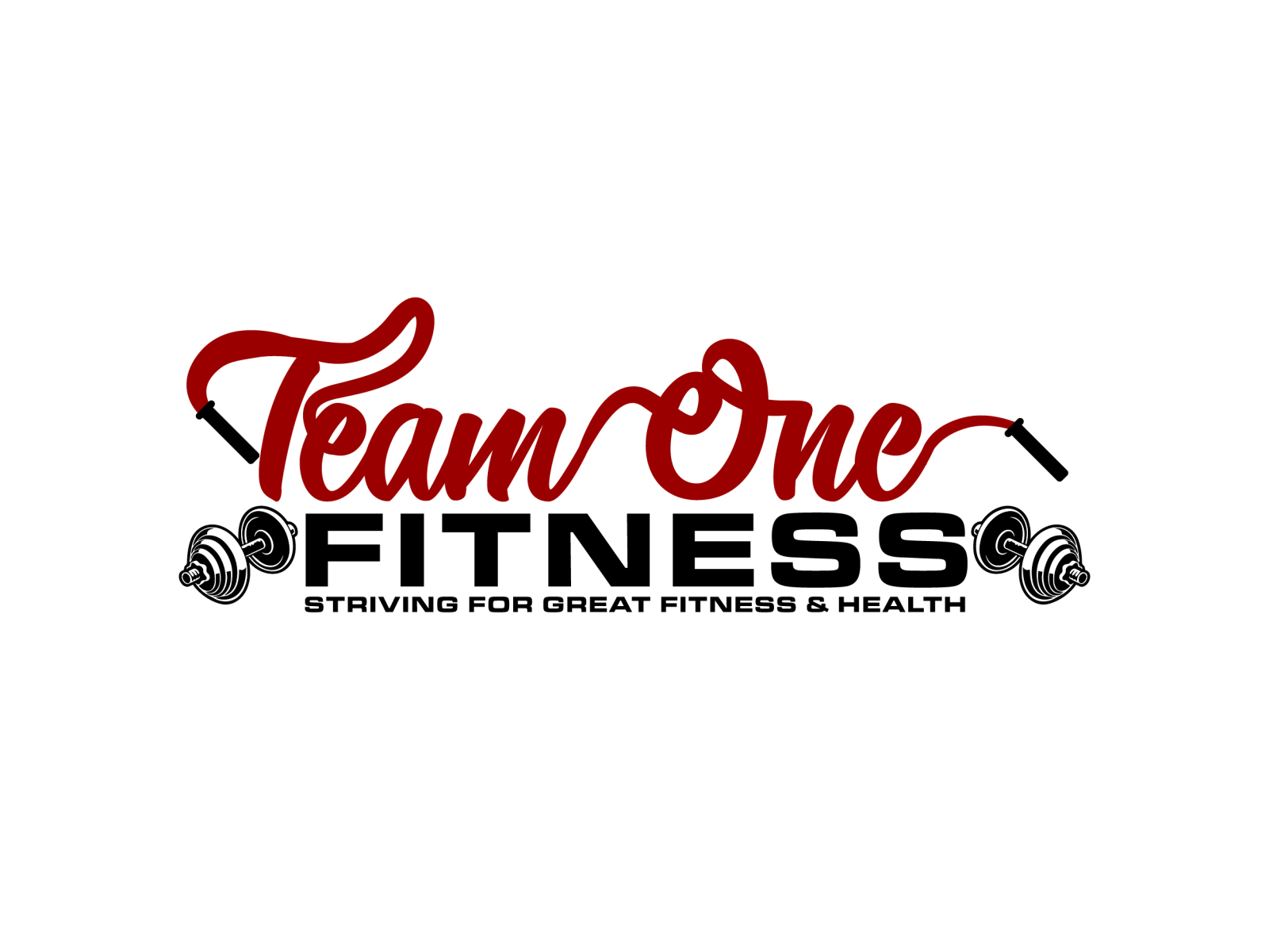 Team One Fitness - Logo Design by Muhammad Imran Samoon on Dribbble