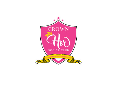 Crown Her Social Club brand idenitity brandidentity branding design graphic design logo logodesign mark