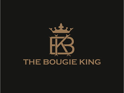The Bougie King brand idenitity brandidentity branding design graphic design logo logodesign mark