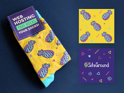 WordCamp Miami 2018 Limited Socks branding design illustration miami pineapple socks vector wordcamp