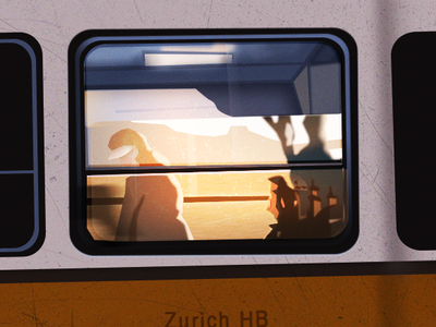 The train illustration
