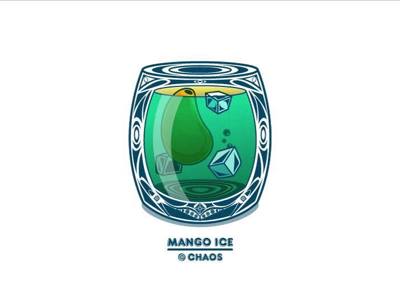 Mango ice illustration emotion