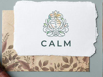 Minimal Illustration for Calm logo concept