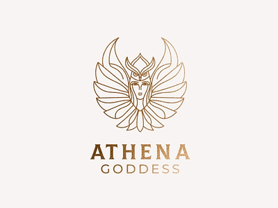 Athena Goddess Concept branding design graphic design illustration logo minimal typography vector