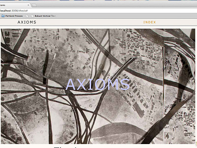Axioms Publication - First Draft publishing typography