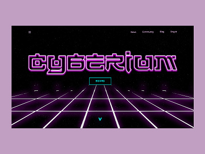 CYBERIUM cyberpunk cyberpunk 2077 design icon ui ux web website