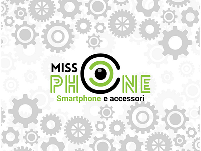 "Miss Phone" logo creative design illustrator logo